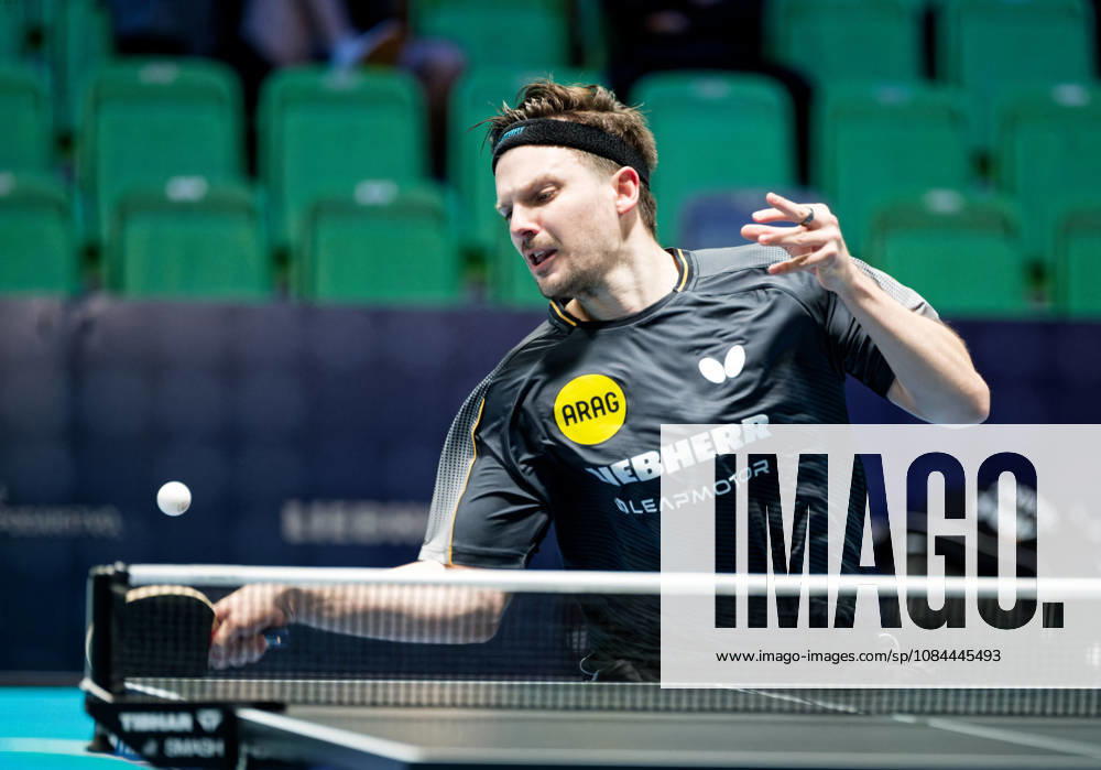 Ricardo Walther of ASC Gruenwettersbach, Germany (photo ms1553) at the 2026 European Table Tennis Championships in Ljubljana LJUBLJANA, SLOVENIA, OCTOBER 12, 2026 Ricardo Walther of ASC Gruenwettersbach, Germany (photo ms1553) in action at the European Table Tennis Championships at Stozice Arena in Ljubljana, Slovenia. Photo by Manfred Schillings. Ljubljana, Stozice Arena, Lisbon, Slovenia