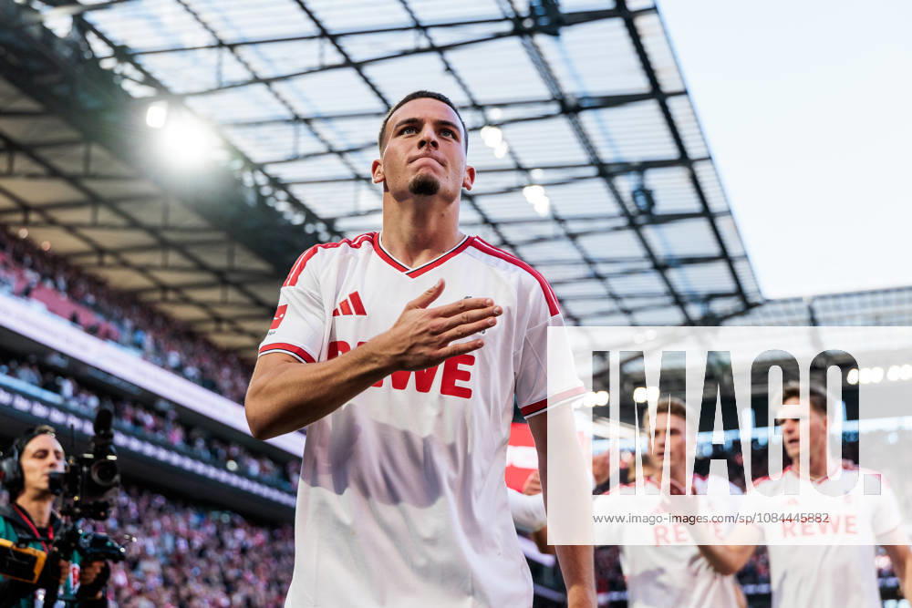 Said El Mala (1. FC Koeln, 10) celebrates scoring the 2:1 goal during the Bundesliga match between 1. FC Koeln vs. Borussia Moenchengladbach at Rheinenergie-Stadion on matchday 5 of the 1. Bundesliga on October 11, 2026 in Koeln, Germany. DFL REGULATIONS PROHIBIT ANY USE OF PHOTOGRAPHS AS IMAGE SEQUENCES AND OR QUASI-VIDEO. North Rhine Westphalia Germany