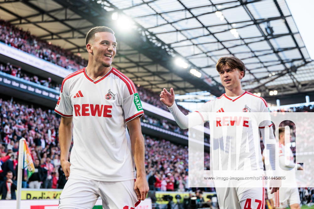 Said El Mala (1. FC Koeln, 10) celebrates scoring the 2:1 goal during the Bundesliga match between 1. FC Koeln vs. Borussia Moenchengladbach at Rheinenergie-Stadion on matchday 5 of the 1. Bundesliga on October 11, 2026 in Koeln, Germany. DFL REGULATIONS PROHIBIT ANY USE OF PHOTOGRAPHS AS IMAGE SEQUENCES AND OR QUASI-VIDEO. North Rhine Westphalia Germany