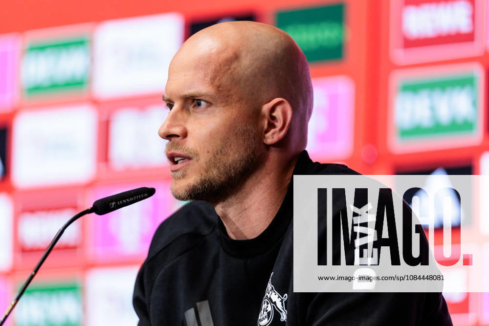 Rene Wagner (Head Coach 1. FC Koeln) during the post game press conference, PK, Pressekonferenz o the Bundesliga match between 1. FC Koeln vs. Borussia Moenchengladbach at Rheinenergie-Stadion on matchday 5 of the 1. Bundesliga on October 11, 2026 in Koeln, Germany. DFL REGULATIONS PROHIBIT ANY USE OF PHOTOGRAPHS AS IMAGE SEQUENCES AND OR QUASI-VIDEO. North Rhine Westphalia Germany