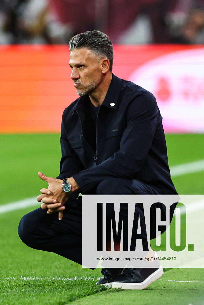 Coach Martin Demichelis, RB Leipzig, Bundesliga Season 2026–2027, League Match: RB Leipzig vs. Eintracht Frankfurt at the Red Bull Arena in Leipzig; Soccer, Germany, Man, Men