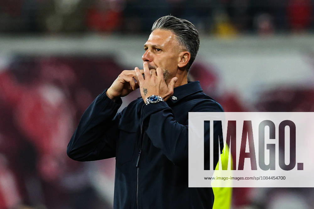 Coach Martin Demichelis, RB Leipzig, 2026–2027 Bundesliga season, league match between RB Leipzig and Eintracht Frankfurt at the Red Bull Arena in Leipzig; soccer, Germany, man, men