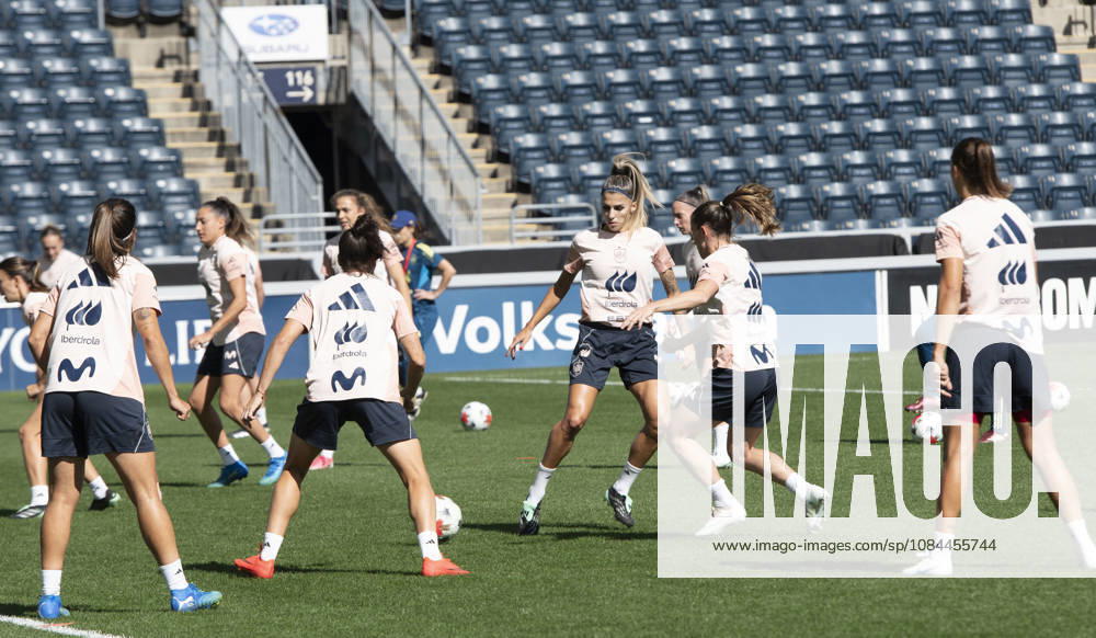 Spainâ€⠢s national team, Nationalteam ¢â‚¬â ¢s players in action during training before Spainâ€⠢s match against the US Womenâ€⠢s national team at Subaru Park in Chester PA Chester United States - ZUMArf1_ 20261012_zaf_rf1_026