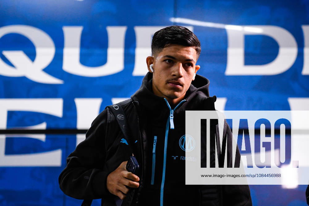 ESTAC Troyes v Olympique de Marseille - Ligue 1 McDonald s 2026 2027 Kelyann BEZAHAF of Olympique de Marseille arrive prior Ligue 1 McDonald s match between Troyes and Marseille at Stade de l Aube on October 11, 2026 in Troyes, France. Troyes France