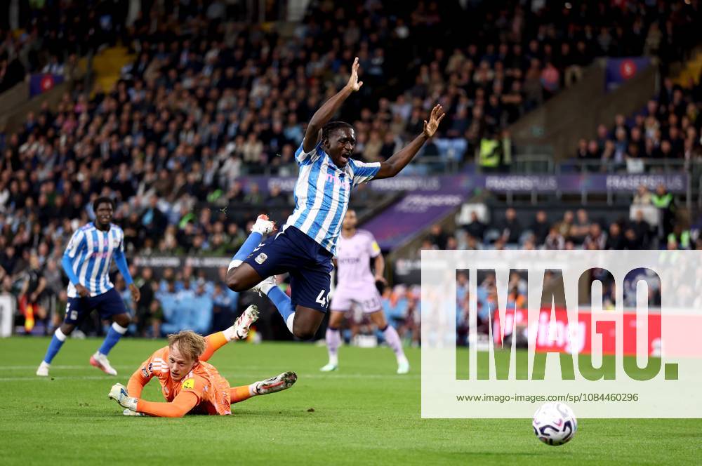 Sidiki Cherif of Coventry City is fouled by Lukas Hornicek of Newcastle United Coventry City v Newcastle United, Premier League, Football, Football, Coventry Building Society Arena, Coventry, UK - 12 Oct 2026Coventry Coventry Building Society Arena United Kingdom