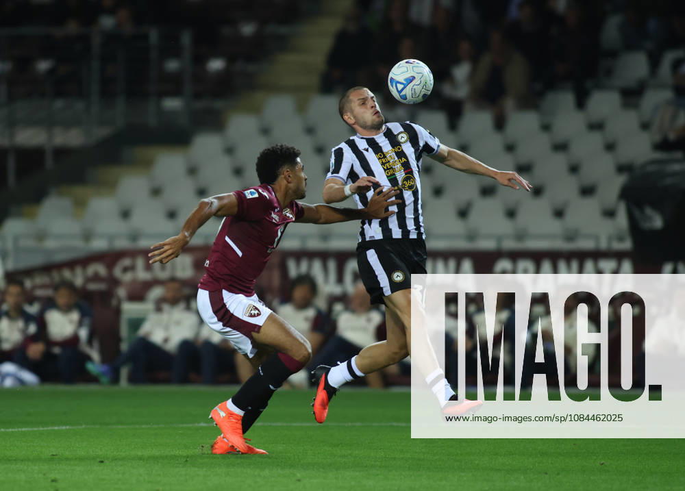 IPA89612235 - Giorgi Chakvetadze of Udinese Calcio during the Italian Serie A 2026–27 season, in a soccer match between Torino FC and Udinese Calcio on October 12, 2026, at the Stadio Olimpico Grande Torino in Turin, Italy. Photo by Nderim Kaceli