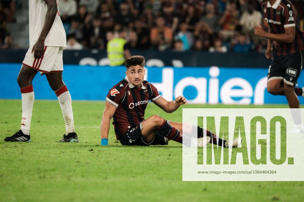 ESP LaLiga EA Sports UD Levante vs. Sevilla FC: Ivan Romero of Levante during the LaLiga EA Sports match between UD Levante and Sevilla CF, played at the Ciudad de Valencia Stadium in Valencia on October 12, 2026, in Valencia, Spain. Soccer
