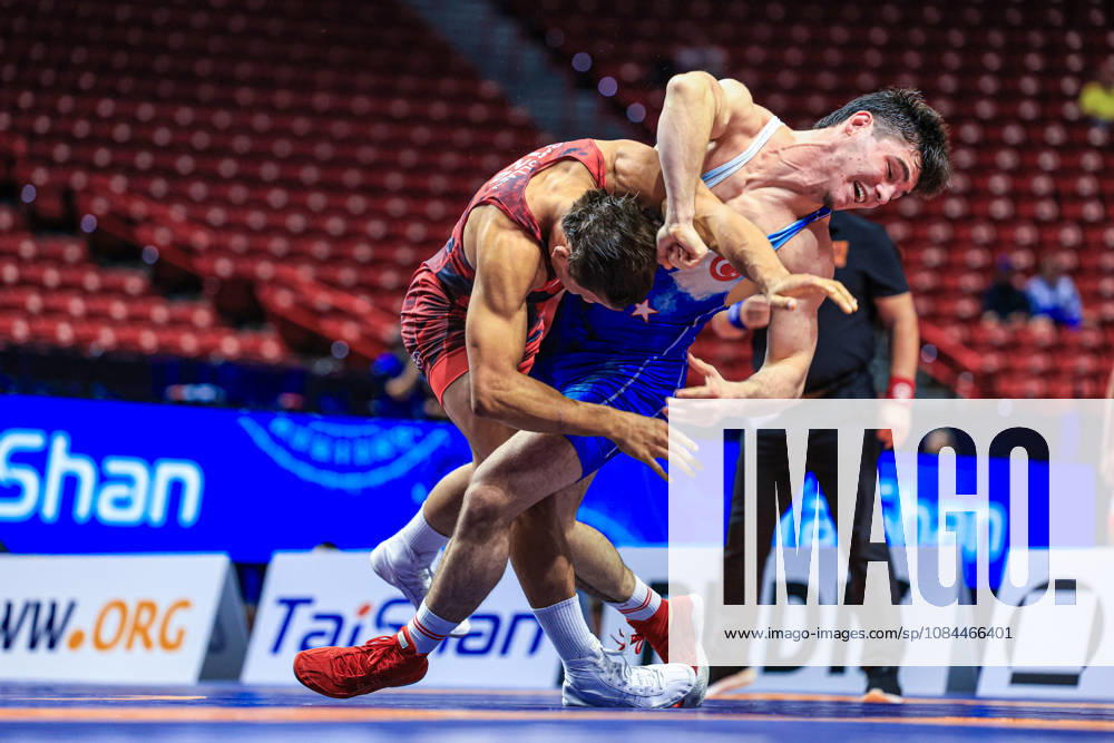 U23 World Championships, 82 kg, Greco-Roman: Azimjon Soatullaev (UZB) vs. Ismail Bereket (TUR)