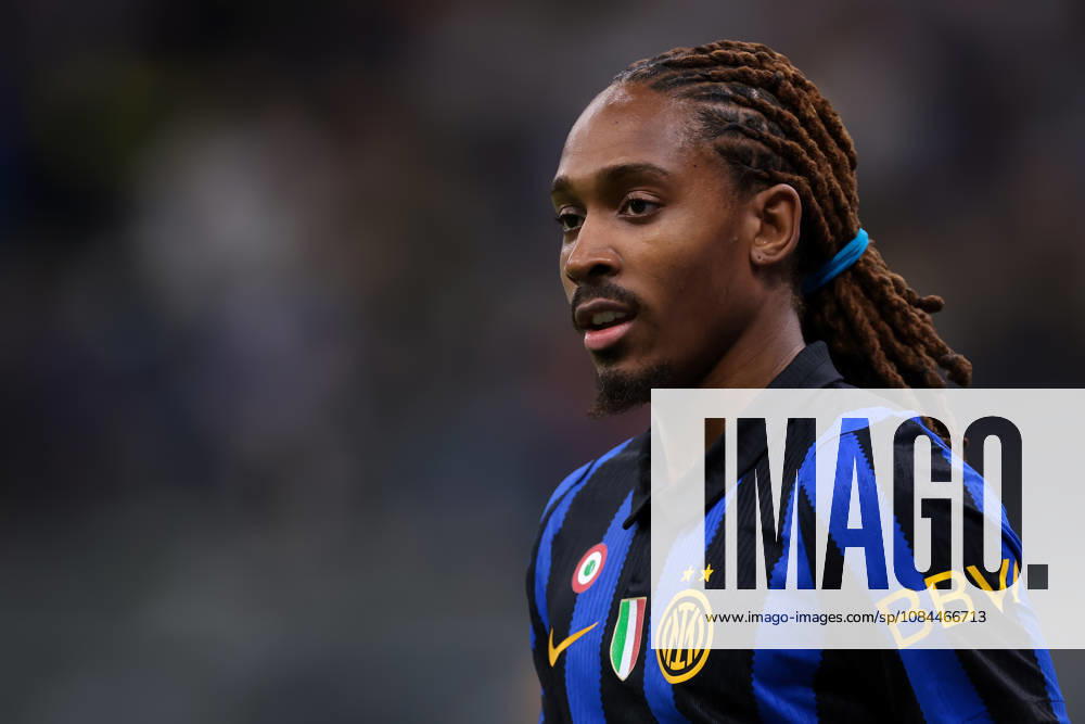 FC Internazionale v Parma Calcio 1913 - Serie A - Season 2026-2027 Milan, Italy, 10th October 2026. Djed Spence of FC Internazionale reacts during the FC Internazionale vs Parma Calcio 1913 Serie A match at Giuseppe Meazza, Milan. Picture credit should read: Jonathan Moscrop Milan Stadio Giuseppe Meazza Italy