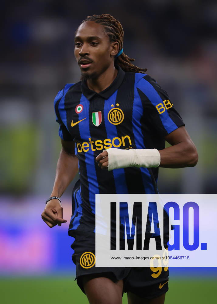 FC Internazionale v Parma Calcio 1913 - Serie A - Season 2026-2027 Milan, Italy, 10th October 2026. Djed Spence of FC Internazionale during the FC Internazionale vs Parma Calcio 1913 Serie A match at Giuseppe Meazza, Milan. Picture credit should read: Jonathan Moscrop Milan Stadio Giuseppe Meazza Italy
