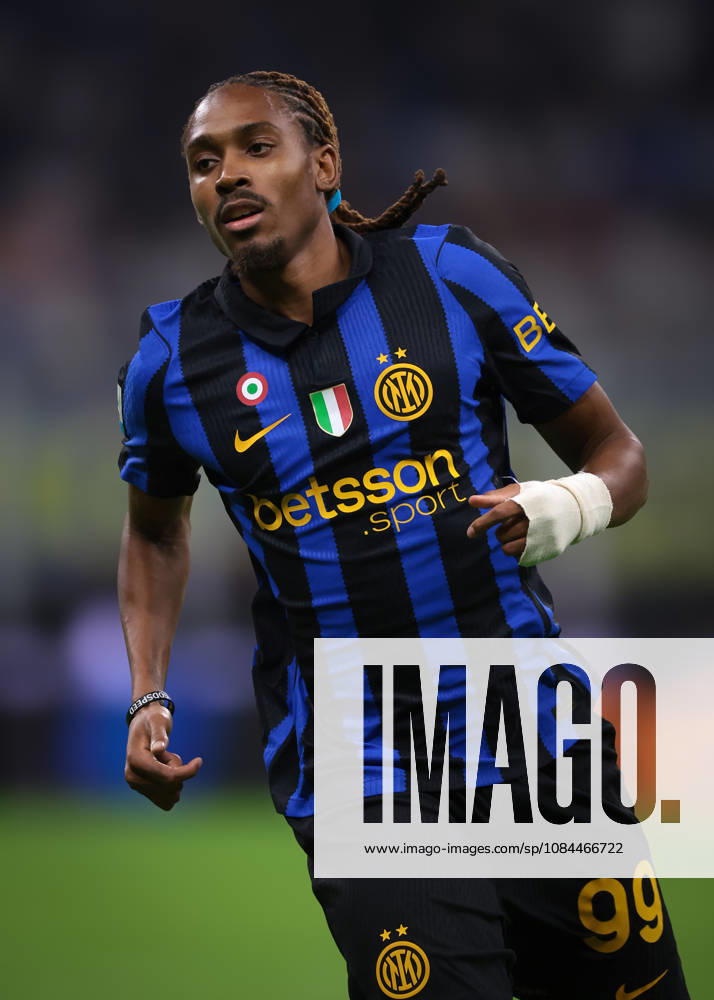 FC Internazionale v Parma Calcio 1913 - Serie A - Season 2026-2027 Milan, Italy, 10th October 2026. Djed Spence of FC Internazionale during the FC Internazionale vs Parma Calcio 1913 Serie A match at Giuseppe Meazza, Milan. Picture credit should read: Jonathan Moscrop Milan Stadio Giuseppe Meazza Italy
