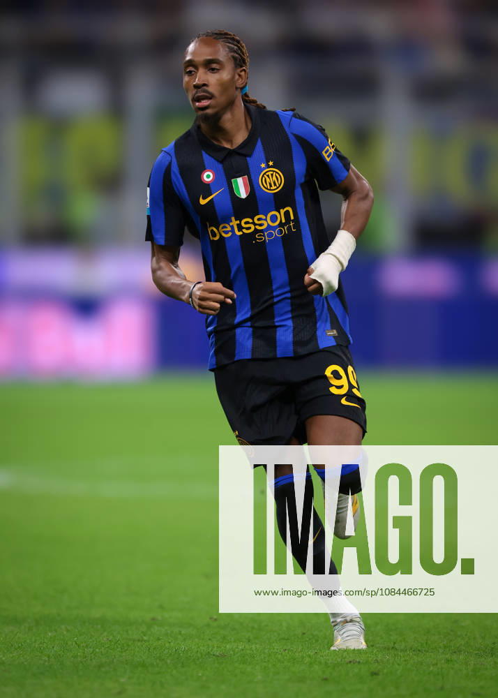 FC Internazionale v Parma Calcio 1913 - Serie A - Season 2026-2027 Milan, Italy, 10th October 2026. Djed Spence of FC Internazionale during the FC Internazionale vs Parma Calcio 1913 Serie A match at Giuseppe Meazza, Milan. Picture credit should read: Jonathan Moscrop Milan Stadio Giuseppe Meazza Italy