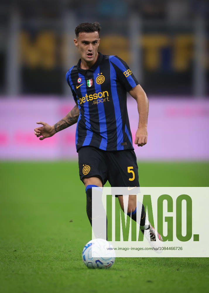 FC Internazionale v Parma Calcio 1913 - Serie A - Season 2026-2027 Milan, Italy, 10th October 2026. Aleksandar Stankovic of FC Internazionale during the FC Internazionale vs Parma Calcio 1913 Serie A match at Giuseppe Meazza, Milan. Picture credit should read: Jonathan Moscrop Milan Stadio Giuseppe Meazza Italy
