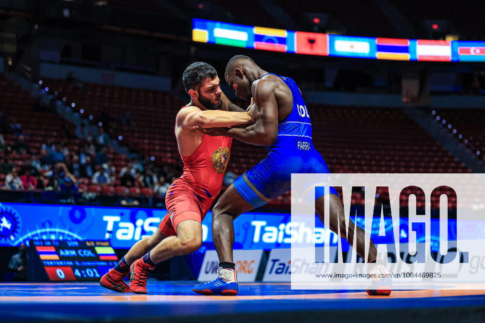U23 World Championships, 72 kg, Greco-Roman: Gaspar Terteryan (ARM) def. Nilson Sinisterra Angulo (COL)
