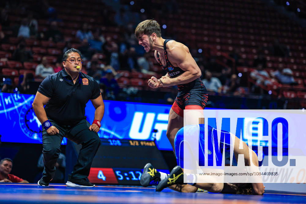 U23 World Championships, 72 kg, Greco-Roman: Yussuf Ashrapov (KAZ) defeated Ibrahim Ozdemir (TUR)