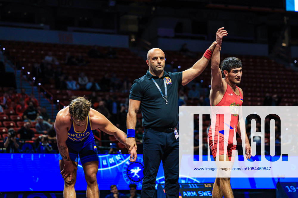 U23 World Championships, 82 kg, Greco-Roman: Martik Petrosyan (ARM) defeated Alexander Mikael Johansson (SWE)