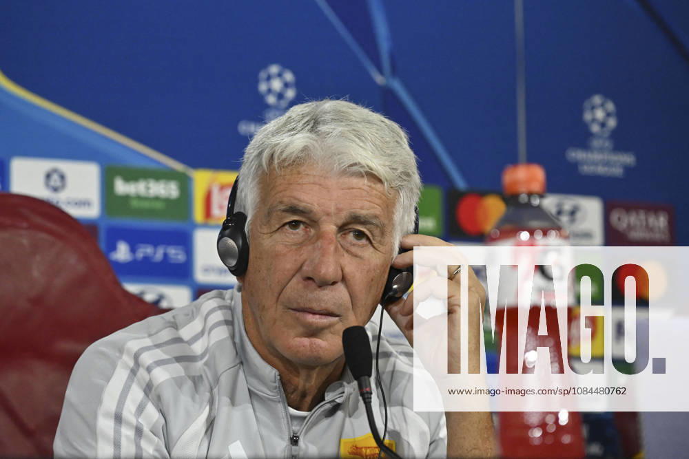 SOCCER - UEFA Champions League - AS Roma - press conference, PK, Pressekonferenz Photo by IPA ABACAPRESS.COM89631958 - Gian Piero Gasperini, head coach of AS Roma, during the 2026–2027 UEFA Champions League match between AS Roma and Real Madrid, at the press conference and pre-match training session at the Trigoria Training Center on October 13, 2026, in Rome, Rome. During the AS Roma press conference for the UEFA Champions League soccer match in Rome, Italy, on October 13, 2026 Roma Italy