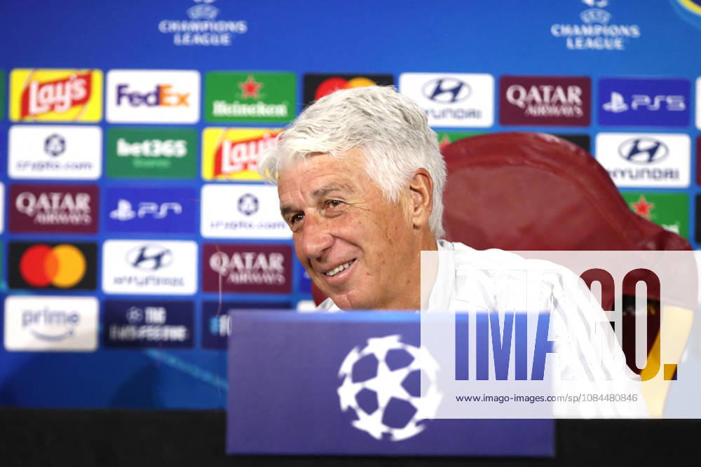 SOCCER - UEFA Champions League - AS Roma - press conference, PK, Pressekonferenz Photo by IPA ABACAPRESS.COM89631947 - October 13, 2026 Champions League: Press Conference with Gasperini and Malen Training Sessions In the photo: Gasperini (Photo by Gino Mancini) Roma Italy