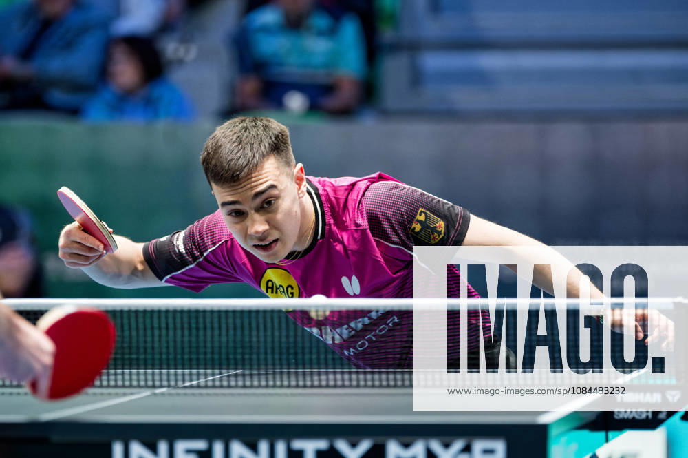 Kay Stumper of Post SV Muelhausen, Germany (photo ms3931b) at the European Table Tennis Championships in Ljubljana, Slovenia LJUBLJANA, SLOVENIA OCTOBER 13, 2026 Kay Stumper of Post SV Muelhausen, Germany (photo ms3931b), advances to the main draw at the European Table Tennis Championships at the Stozice Arena in Ljubljana, Slovenia Ljubljana Stozice Arena Slovenia