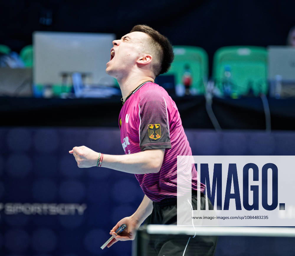 Kay Stumper of Post SV Muelhausen, Germany (photo ms3969bA) at the European Table Tennis Championships in Ljubljana, Slovenia LJUBLJANA, SLOVENIA OCTOBER 13, 2026 Kay Stumper of Post SV Muelhausen, Germany (photo ms3969bA), advances to the main draw at the European Table Tennis Championships at the Stozice Arena in Ljubljana, Slovenia Ljubljana Stozice Arena Slovenia