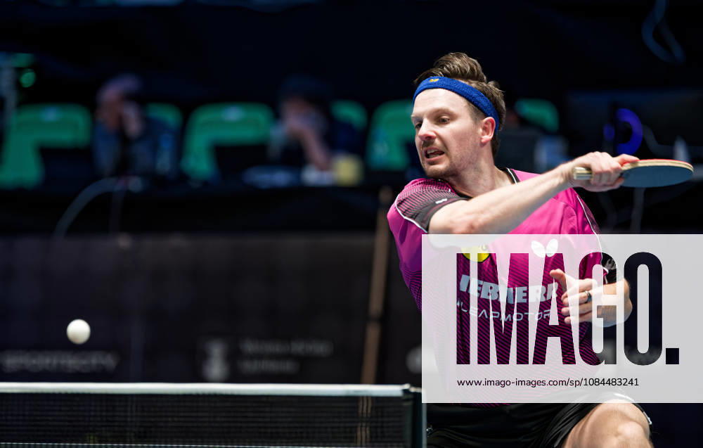 Ricardo Walther ASC Gruenwettersbach, Germany (photo ms4010b) at the European Table Tennis Championships in Ljubljana, Slovenia LJUBLJANA, SLOVENIA, OCTOBER 13, 2026 Ricardo Walther of ASC Gruenwettersbach, Germany (photo ms4010b), advances to the main draw at the European Table Tennis Championships at the Stozice Arena in Ljubljana, Slovenia Ljubljana Stozice Arena, Slovenia