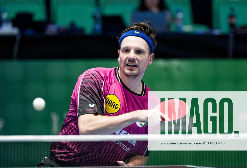 Ricardo Walther, ASC Gruenwettersbach, Germany (photo ms4013b) at the European Table Tennis Championships in Ljubljana, Slovenia LJUBLJANA, SLOVENIA OCTOBER 13, 2026 Ricardo Walther of ASC Gruenwettersbach, Germany (photo ms4013b), advances to the main draw at the European Table Tennis Championships at the Stozice Arena in Ljubljana, Slovenia Ljubljana Stozice Arena Slovenia