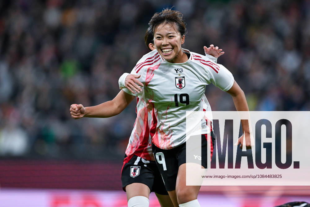 Women s International Match 26 27: Germany vs. Japan on October 13, 2026, at the Weserstadion in Bremen. Cheers, goal celebrations, goal scorers. Goal scorer Momoko Tanikawa of Japan celebrates after scoring to make it 0–1. MT