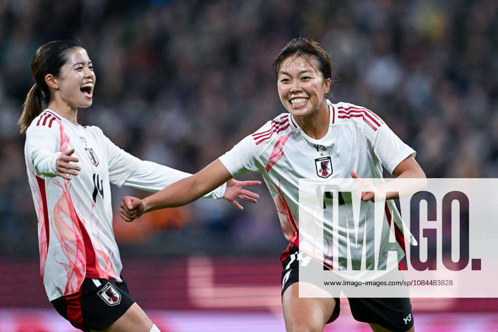 Women s International Match 26 27: Germany vs. Japan on October 13, 2026, at the Weserstadion in Bremen. Cheers, goal celebrations, goal scorers. Goal scorer Momoko Tanikawa of Japan celebrates after scoring to make it 0–1. MT