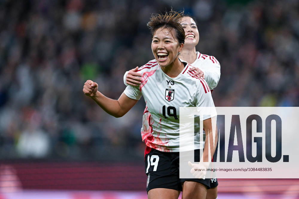 Women s International Match 26 27: Germany vs. Japan on October 13, 2026, at the Weserstadion in Bremen. Cheers, goal celebrations, goal scorers. Goal scorer Momoko Tanikawa of Japan celebrates after scoring to make it 0–1. MT