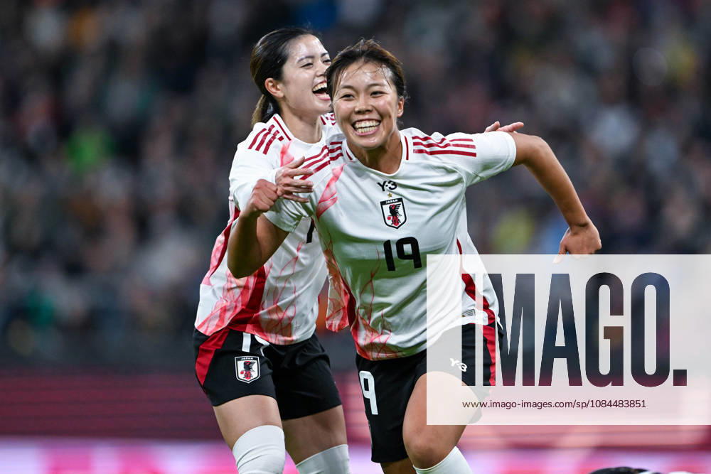 Women s International Match 26 27: Germany vs. Japan on October 13, 2026, at the Weserstadion in Bremen. Cheers, goal celebrations, goal scorers. Goal scorer Momoko Tanikawa of Japan celebrates after scoring to make it 0–1. MT