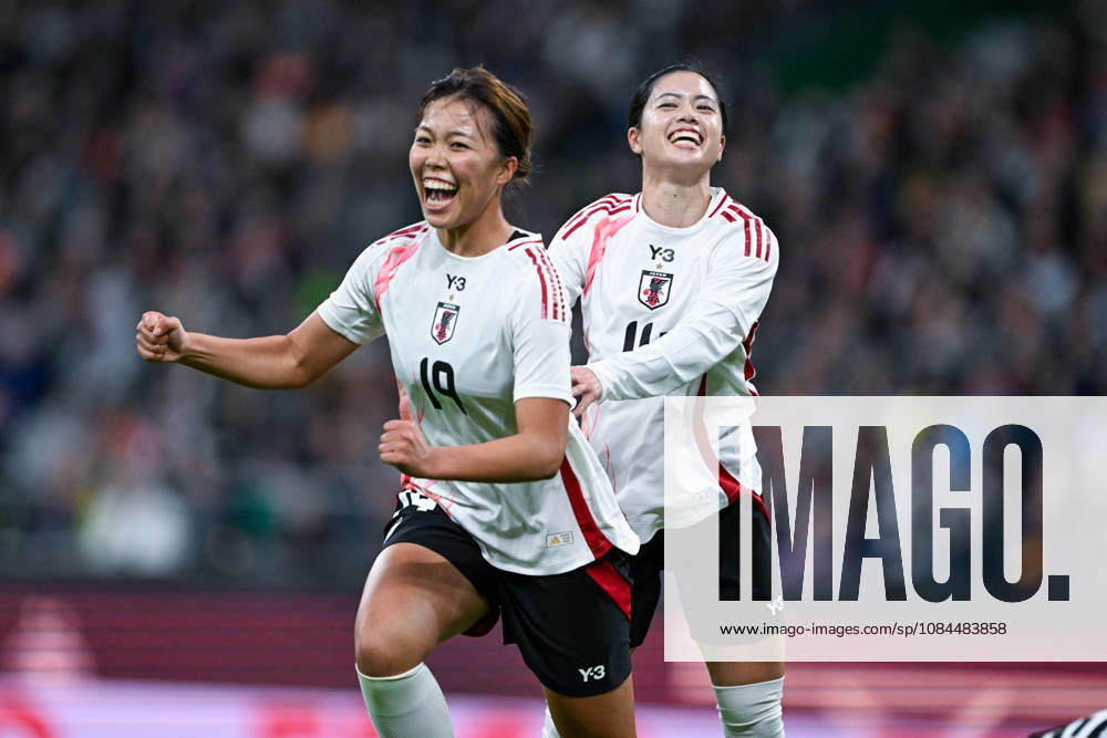 Women s International Match 26 27: Germany vs. Japan on October 13, 2026, at the Weserstadion in Bremen. Cheers, goal celebrations, goal scorers. Goal scorer Momoko Tanikawa of Japan celebrates after scoring the 0–1 goal. MT