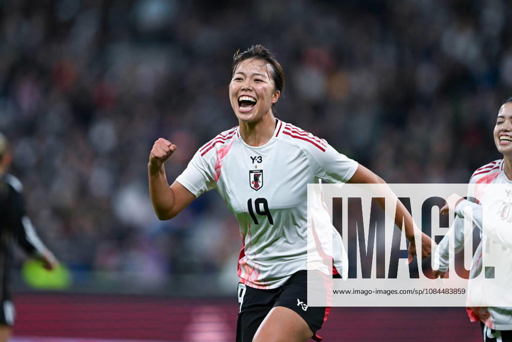 Women s International Match 26 27: Germany vs. Japan on October 13, 2026, at the Weserstadion in Bremen. Cheers, goal celebrations, goal scorers. Goal scorer Momoko Tanikawa of Japan celebrates after scoring the 0–1 goal. MT