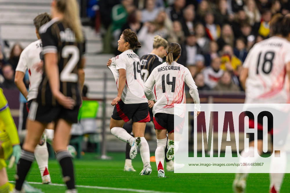 Soccer I Women s I 2026–2027 Season I Friendly Match I Germany vs. Japan I October 13, 2026 Momoko Tanikawa, 19, of Japan celebrates after scoring a goal Goal for Japan Bremen Weserstadion Bremen, Germany