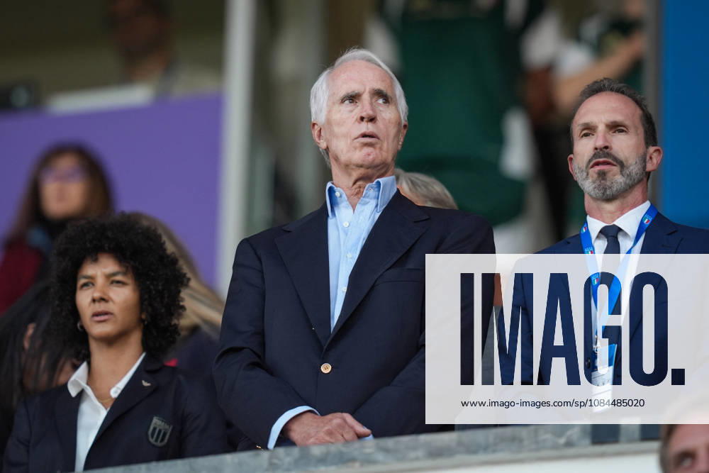 FIGC Extraordinary Commissioner Giovanni Malagò looks on during the Women s European Qualifiers 2027 play-off round 1 second leg soccer match between Italy and Belarus at the Artemio Franchi Stadium in Florence, Italy - Tuesday, October 13, 2026 -