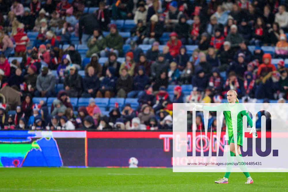 Goalkeeper Selma Panengstuen of Norway during the FIFA Women’s World Cup Qualifier soccer match between Norway and Romania on October 13, 2026 in Oslo. Photo by Marius Simensen, BILDBYRÅN COP 238 MM0076 bbeng women s soccer football soccer FIFA World Cup qualifiers World Cup qualifiers women s World Cup qualifiers international match Norway Romania