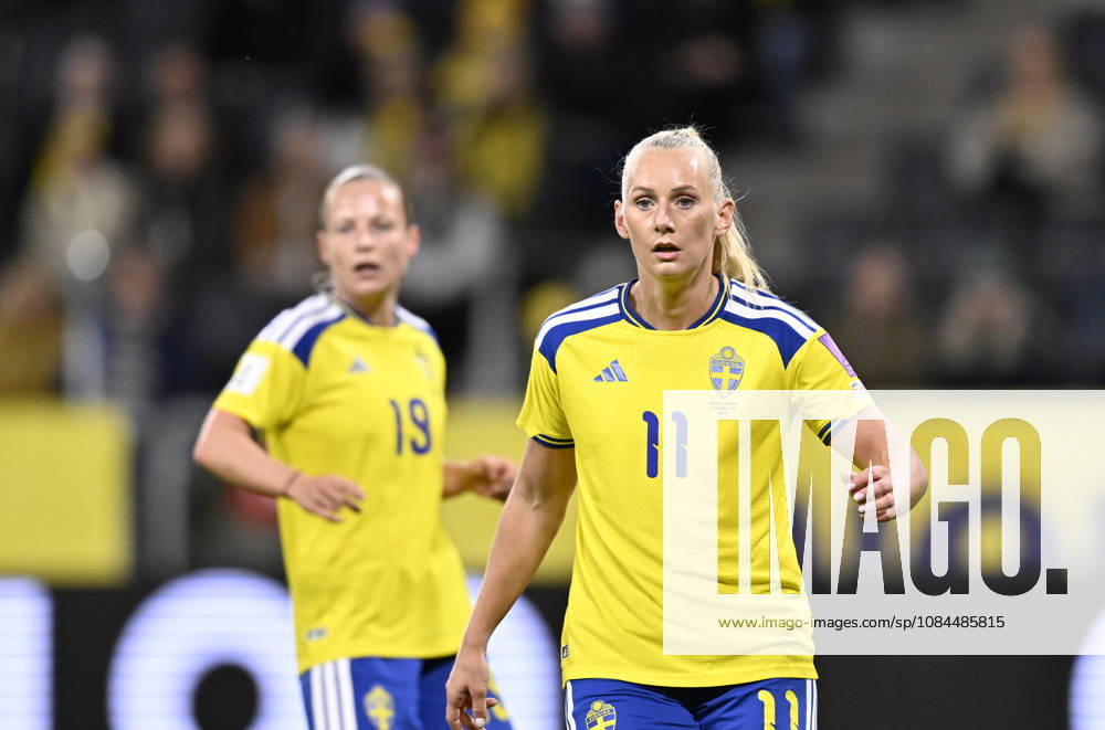 STOCKHOLM, SWEDEN, October 13, 2026: Sweden s Stina Blackstenius during Tuesday s soccer match, the World Cup playoff between Sweden and Lithuania, at Strawberry Arena, STOCKHOLM, SWEDEN