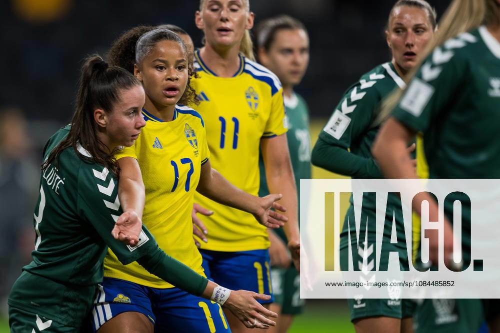 Felicia Schröder of Sweden during the FIFA Women’s World Cup qualifying playoff soccer match between Sweden and Lithuania on October 13, 2026 in Stockholm. Photo by Jesper Zerman, BILDBYRÅN, code JZ JZ0769. soccer, football, soccer, World Cup qualifiers, FIFA Women’s World Cup qualifier, Sweden, Lithuania, women’s soccer, BBENG, Lithuania