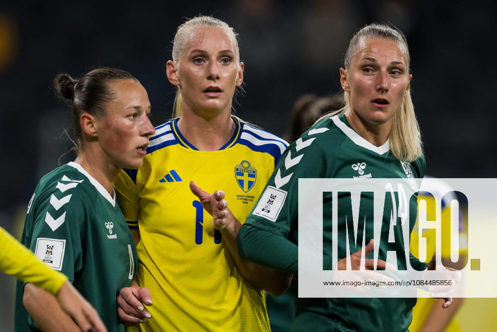 Stina Blackstenius of Sweden during the FIFA Women’s World Cup qualifying playoff soccer match between Sweden and Lithuania on October 13, 2026 in Stockholm. Photo by Jesper Zerman, BILDBYRÅN, code JZ JZ0769. soccer, football, soccer, World Cup qualifiers, FIFA Women’s World Cup qualifier, Sweden, Lithuania, women’s soccer, BBENG, Lithuania