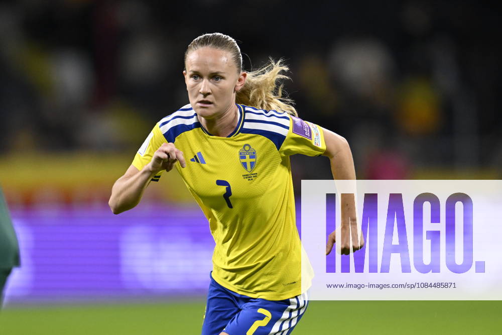 STOCKHOLM, SWEDEN 20261013 Sweden s Matilda Vinberg during Tuesday s soccer match, the World Cup playoff between Sweden and Lithuania at Strawberry Arena, STOCKHOLM, SWEDEN