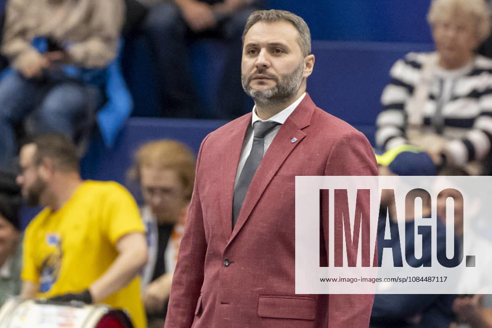 ENBL 2026–2027 Syntainics MBC vs. Bristol Flyers Weissenfels, Germany October 13, 2026 Pictured: Head Coach Vladimir Jovanovic Weissenfels Weissenfels Stadthalle Saxony-Anhalt, Germany