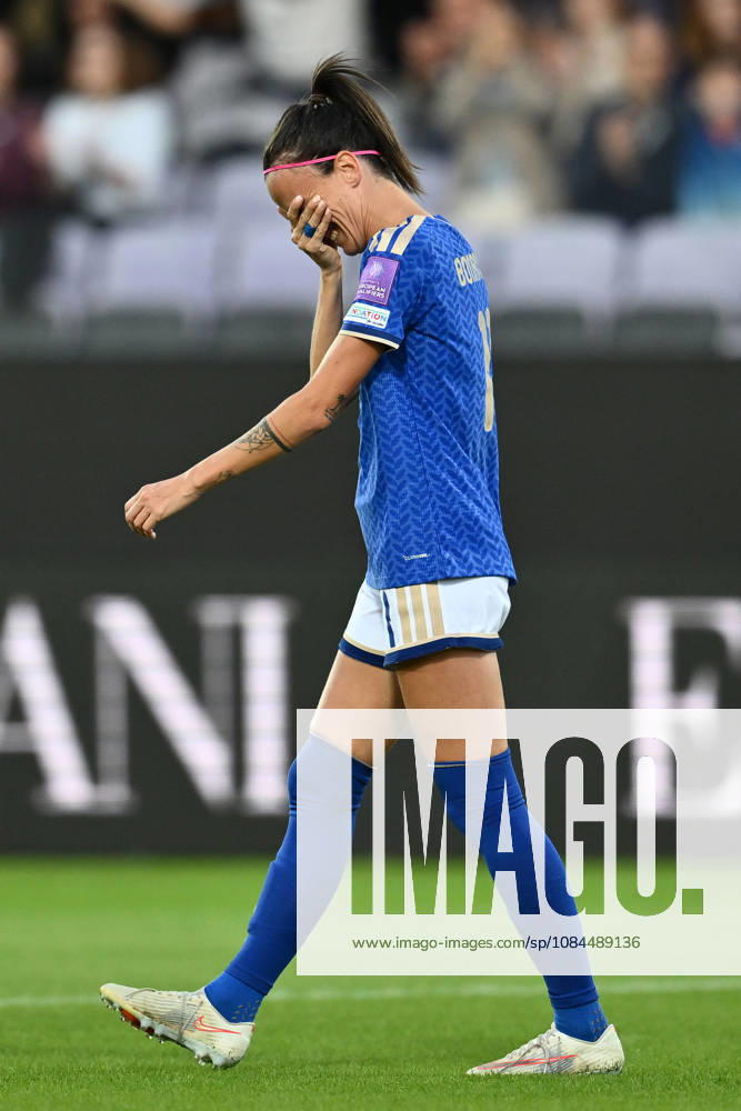 13th October 2026; Stadio Artemio Franchi, Florence, Italy; Womens WC Qualification Europe Football, Italy versus Belarus; Barbara Bonansea of Italy celebrates after scoring the goal of 1-0 DomenicoxCippitelli