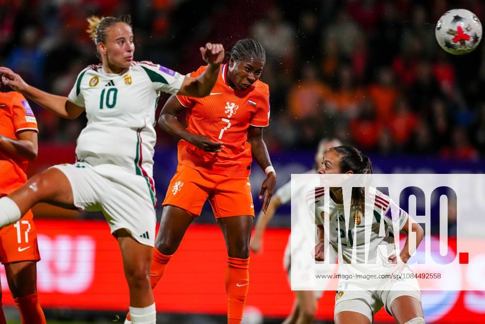, Koning Willem II Stadium , season 2026 2027 , UEFA World Cup Qualification play-offs football , match between The Netherlands and Hungary (women) , picture shows goal scored by Netherlands player Lineth Beerensteyn Netherlands - Hungary (women) x208296890x