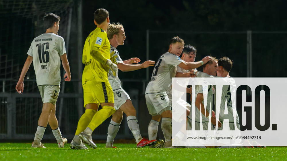 Soccer Season 2026–2027 Bavarian Regional League Matchday 14 SC Eltersdorf vs. SV Wacker Burghausen JoTe Celebration Joy