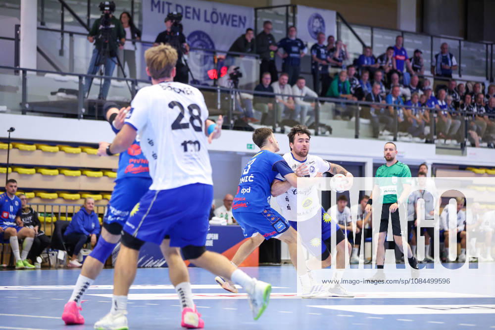 MRK Sesvete Triglav osiguranje v Bergischer HC - EHF European League Men Group Phase ZAGREB, CROATIA - OCTOBER 13: Tim Hilding of Begischer in action during the EHF European League Men Group Phase match between MRK Sesvete Triglav osiguranje v Bergischer HC at High School Jelkovec on October 13, 2026 in Zagreb, Croatia. MatijaxHabljak PIXSELL