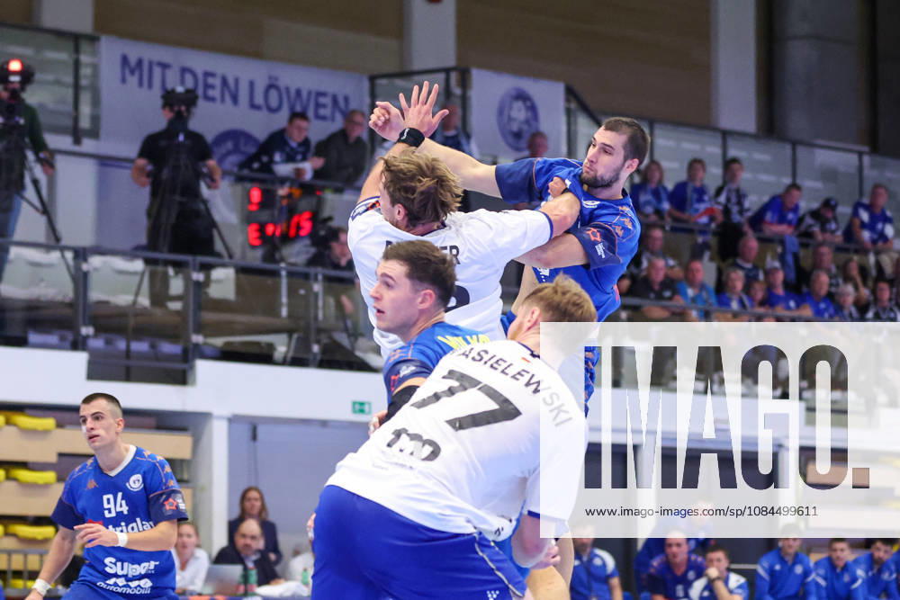 MRK Sesvete Triglav osiguranje v Bergischer HC - EHF European League Men Group Phase ZAGREB, CROATIA - OCTOBER 13: Petar Lulic of MRK Sesvete Triglav in action during the EHF European League Men Group Phase match between MRK Sesvete Triglav osiguranje v Bergischer HC at High School Jelkovec on October 13, 2026 in Zagreb, Croatia. MatijaxHabljak PIXSELL