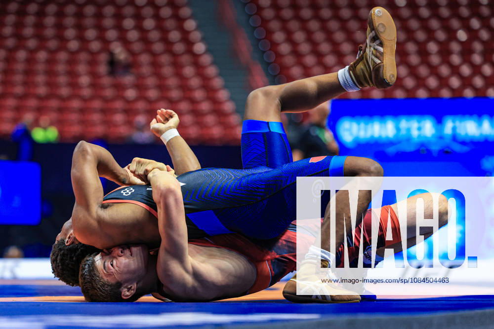 U23 World Championships, 55 kg Greco-Roman: Barsbek Asankozhoev (Kyrgyzstan) def. Kenneth Andrew Crosby (USA)