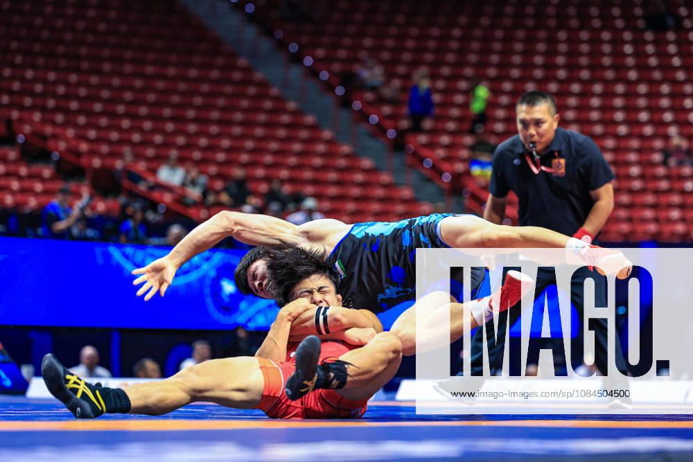 U23 World Championships, 63 kg Greco-Roman: Manato Nakamura (JPN) defeated Ozodbek Khalimboev (UZB)