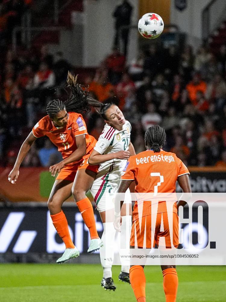 TILBURG - Esmee Brugts of the Netherlands scores the 1-0 during the World Cup qualifying match between the Netherlands and Hungary at the Koning Willem II Stadium on October 13, 2026 in Tilburg, the Netherlands. TOBIAS KLEUVER ANP ANPxSportx IVx 572376674 originalFilename: 572376674