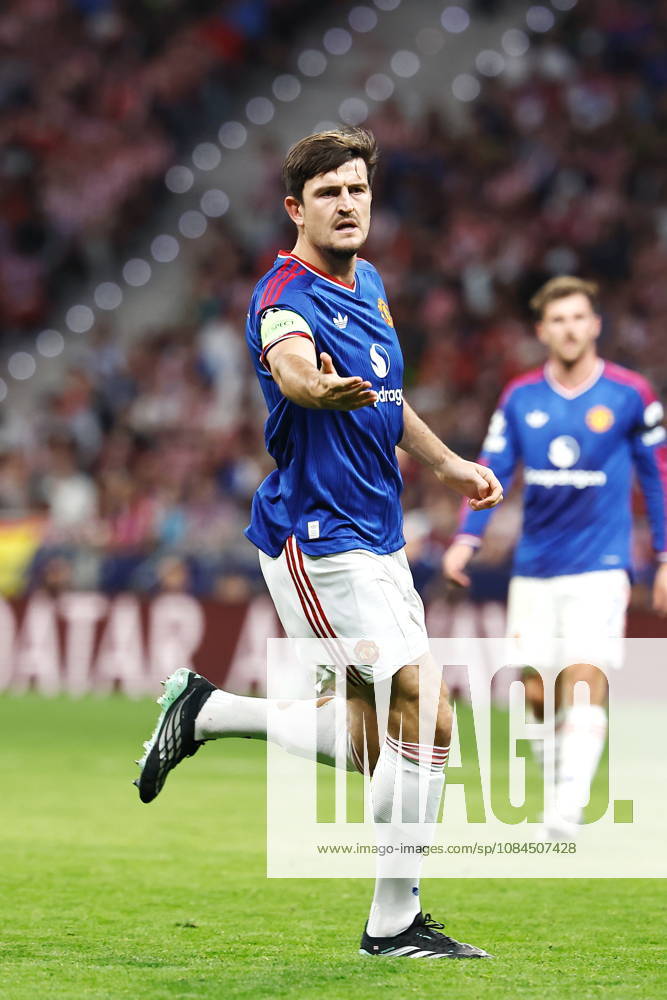 Harry Maguire (ManU), OCTOBER 13, 2026 - Football Soccer : UEFA Champions League league phase match day 2 between Club Atletico de Madrid - Manchester United, ManU FC at the Estadio Metropolitano in Madrid, Spain. Noxthirdxpartyxsales aflo_355775479 MutsuxKawamorix