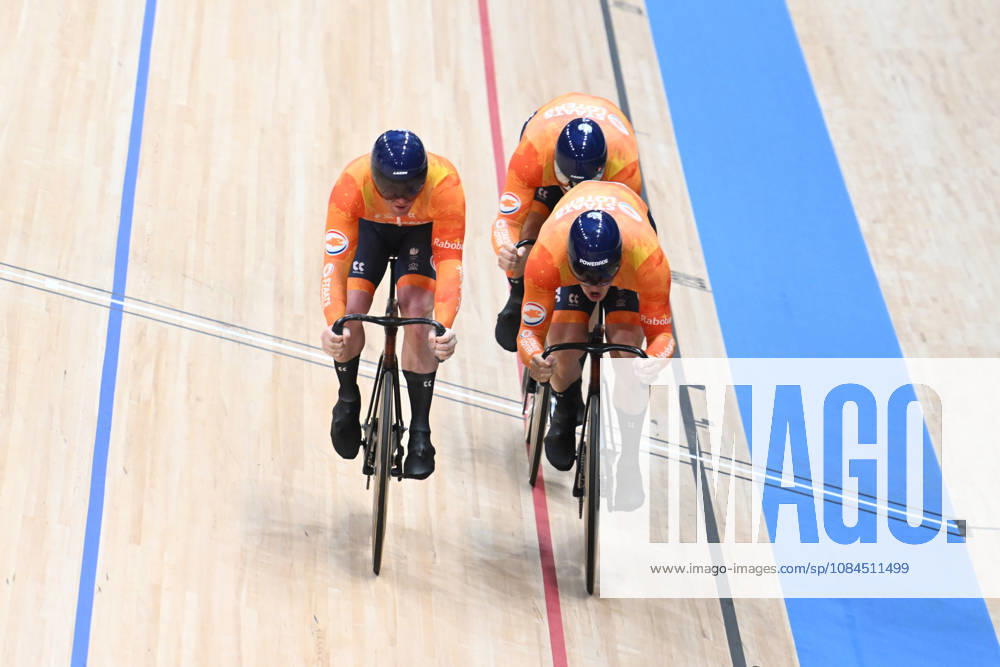 World Championships Elite Track; Giornata 01; 2026, Olanda; Hoogland, Jeffrey; Lavreysen, Harrie; Van Den Berg, Roy; Shanghai - Velodromo;